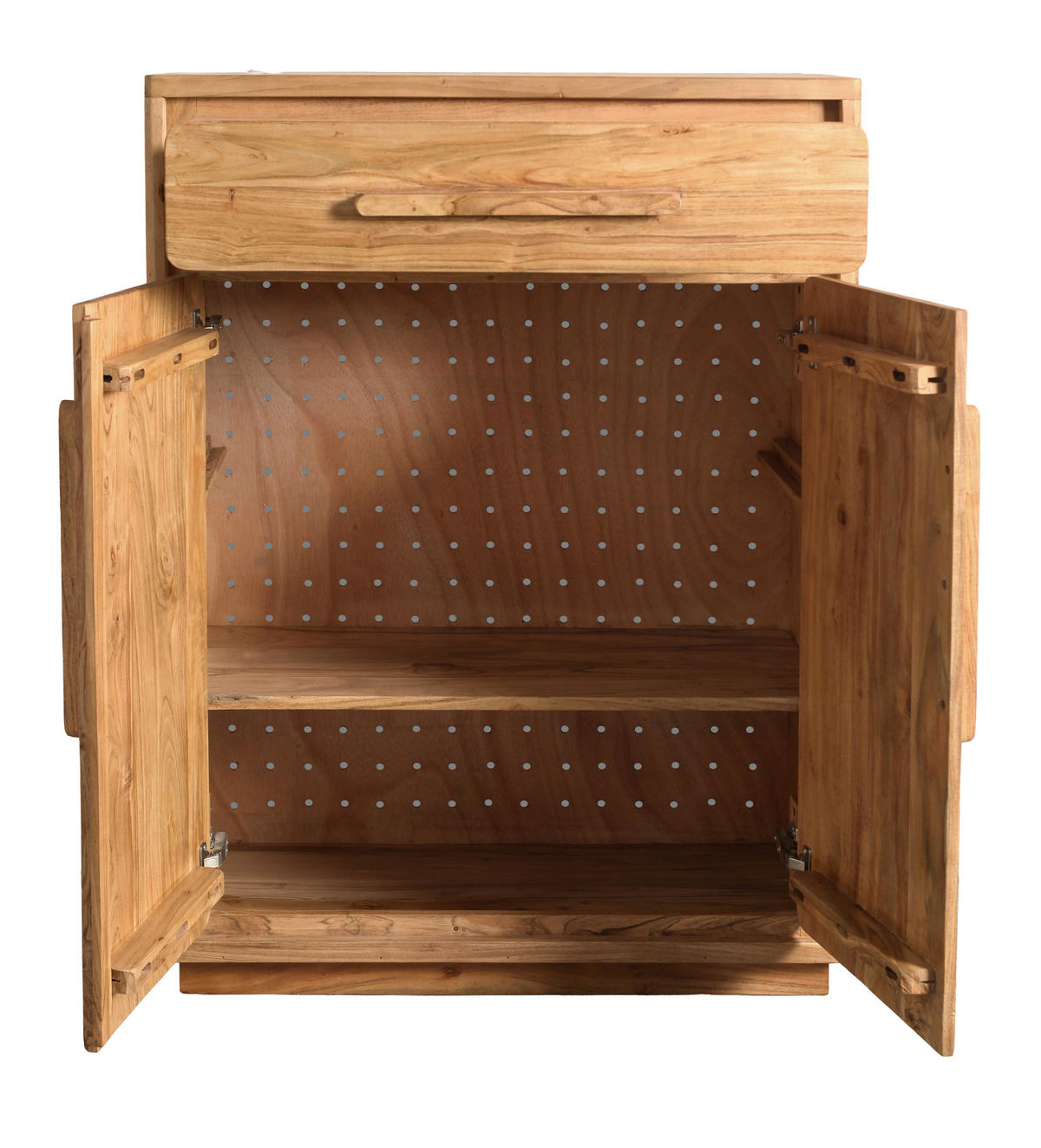 SCHUHSCHRANK Akazie vollmassiv Akaziefarben  - Akaziefarben, LIFESTYLE, Holz (85/110/43cm) - Landscape