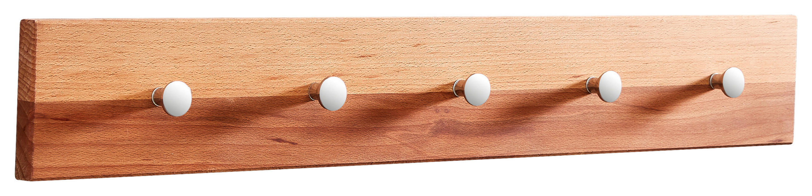 CUIER DE PERETE - culoare lemn fag, Natur, lemn/metal (70/10/3,5cm) - Linea Natura