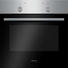 Einbaubackofen 90450 - Edelstahlfarben, Basics, Metall (59,5/59,5/80cm) - Mican Einbaubackofen 90450 - Edelstahlfarben, Basics, Metall (59,5/59,5/80cm) - Mican
