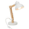 TISCHLEUCHTE 41,5/16/32 cm   - Weiß, Natur, Holz/Metall (41,5/16/32cm) - Brilliant