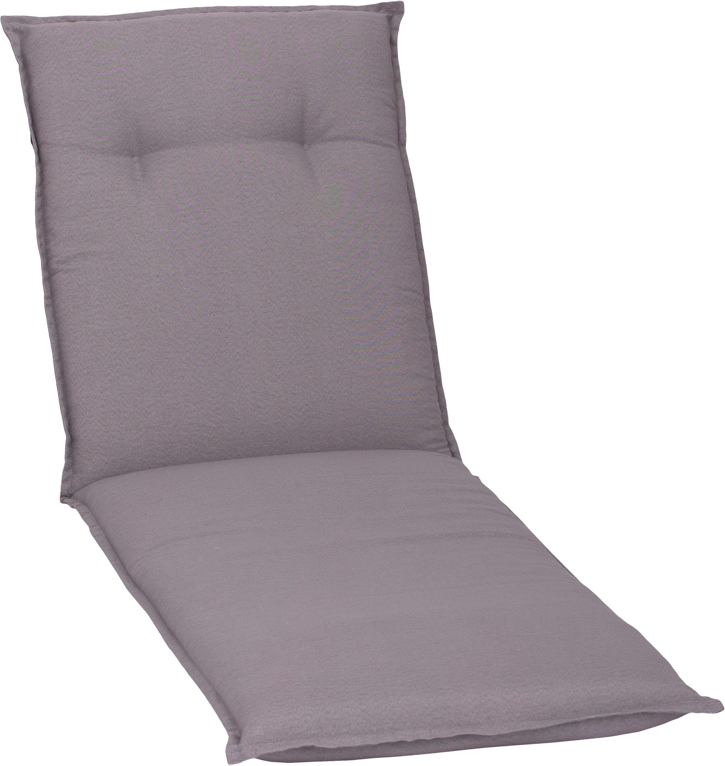 LIEGENAUFLAGE Uni  - Hellgrau, Basics, Textil (191/58/8cm) - Gardenson