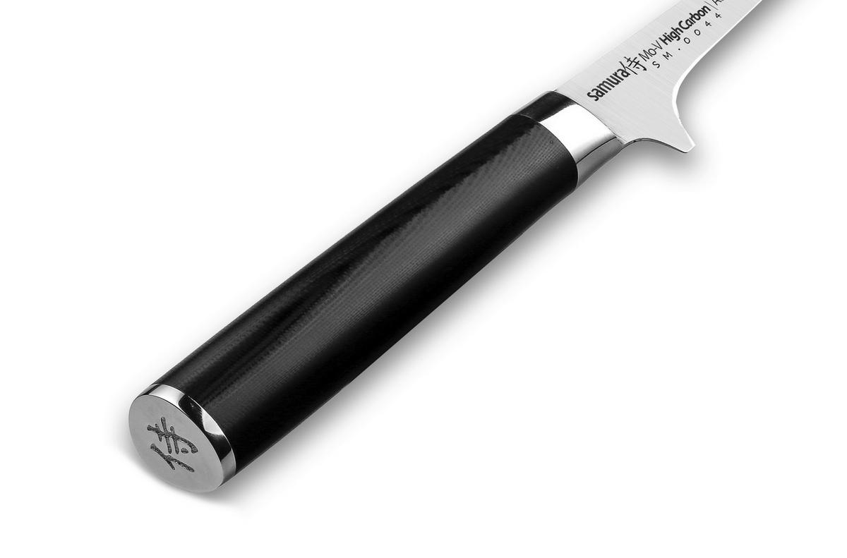 NOŽ ZA FILETIRANJE  MO-V        26 cm    oplemenjeni čelik - srebrne boje/crna, Basics, drvni materijal/metal (26cm) - Samura