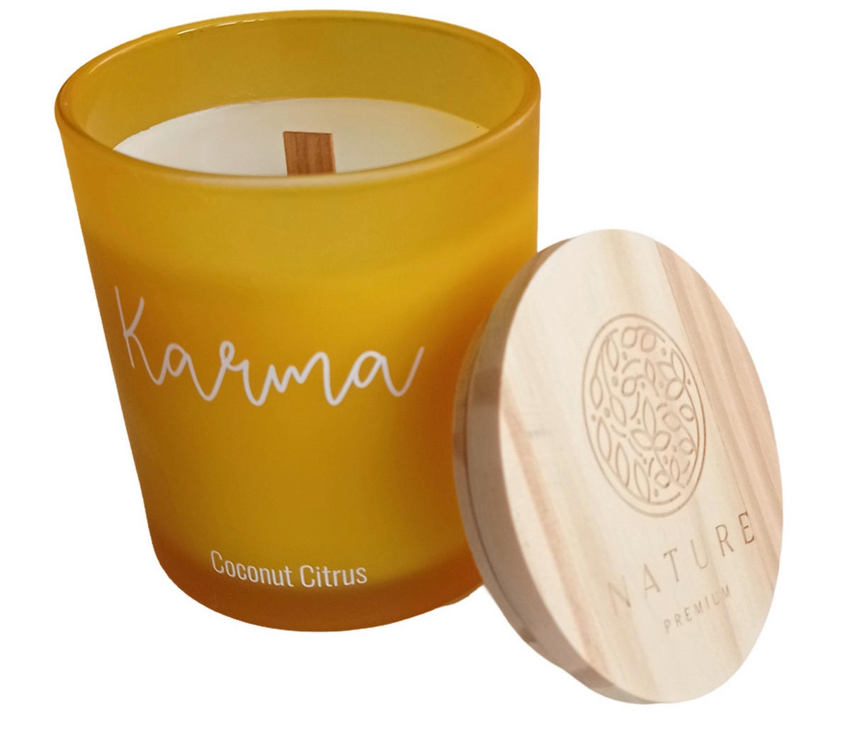 VONNÁ SVIEČKA  - Basics, drevo/prírodné materiály (9/11cm) - Alvarak