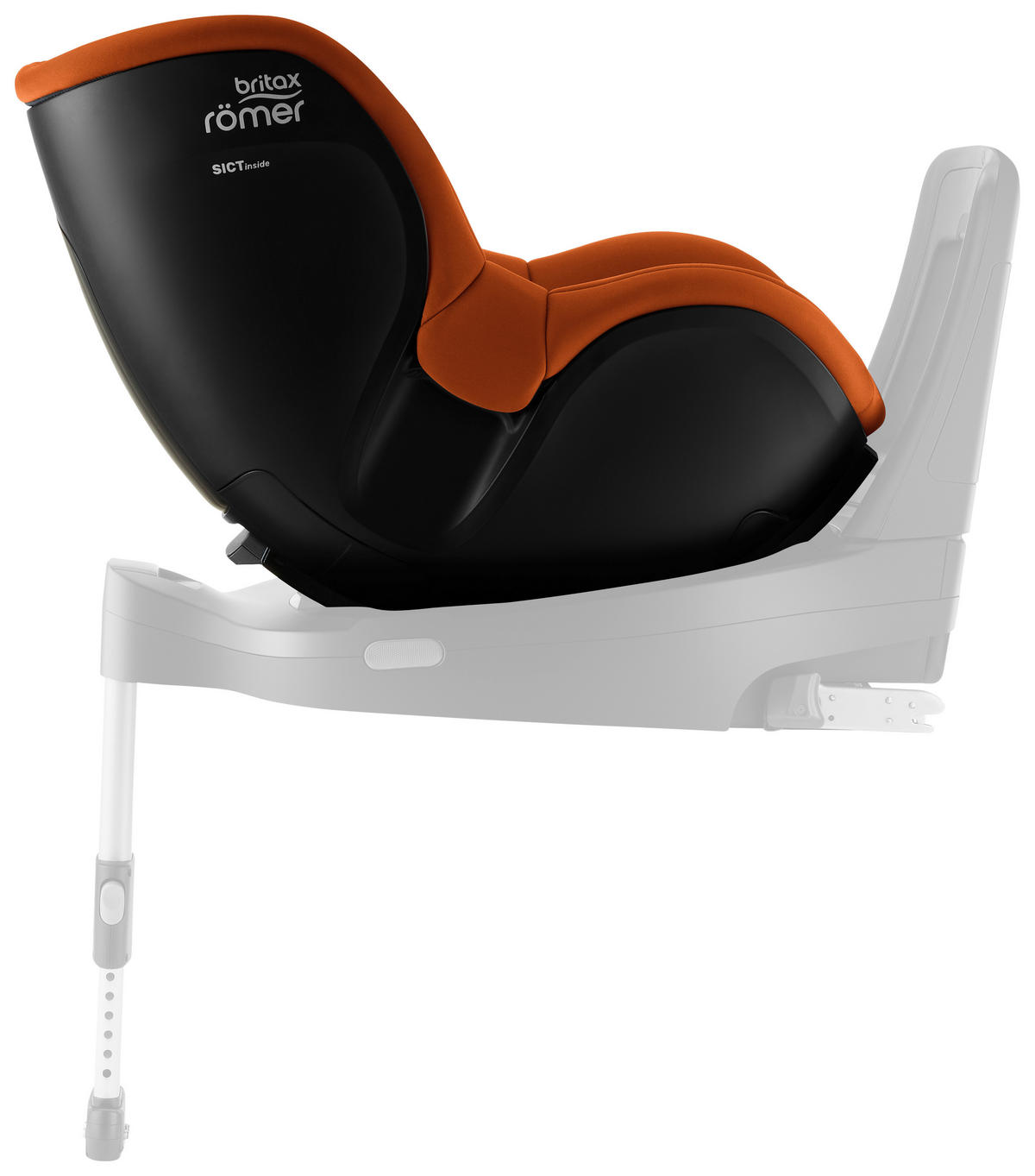 REBOARDER-KINDERSITZ DUALFIX 5Z  - Cognac, Basics, Textil (44/48/74cm) - Britax Römer