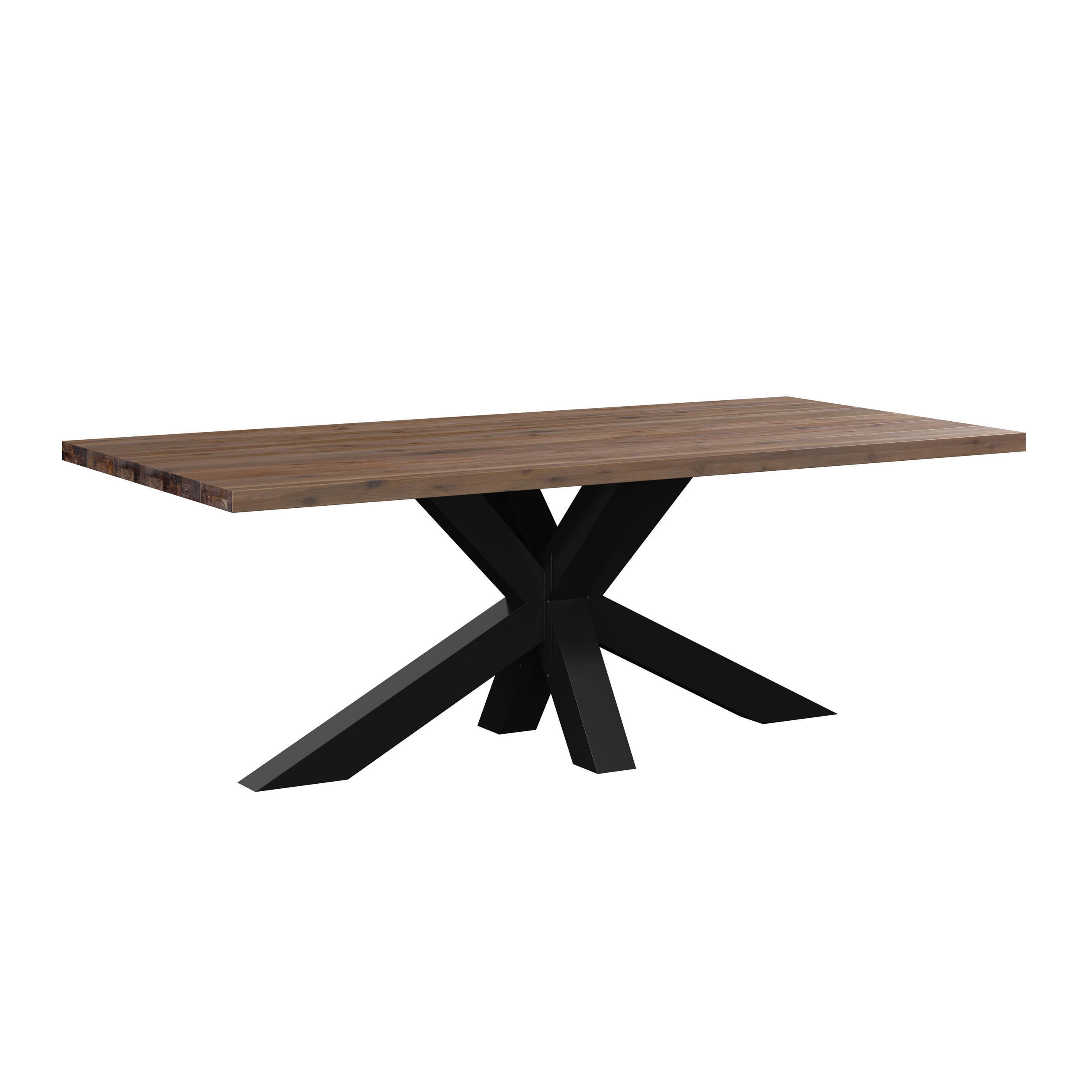 GARTENTISCH  - Akaziefarben, MODERN, Holz/Metall (220/76/100cm) - Ambia Garden