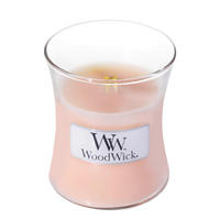 MIRISNA SVEĆA  pink  - pink, Osnovno, staklo/drvo (7/7/8cm) - WoodWick