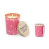DUFTKERZE  - Rosa, Basics, Glas (7/8,5/7cm)