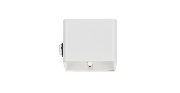 AKKU-WANDLEUCHTE - Weiß, Basics, Kunststoff/Metall (10,1/8,05/10,28cm) - Novel