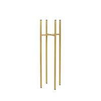 BLUMENSTÄNDER Metall  - Goldfarben, Basics, Metall (28/90/28cm)