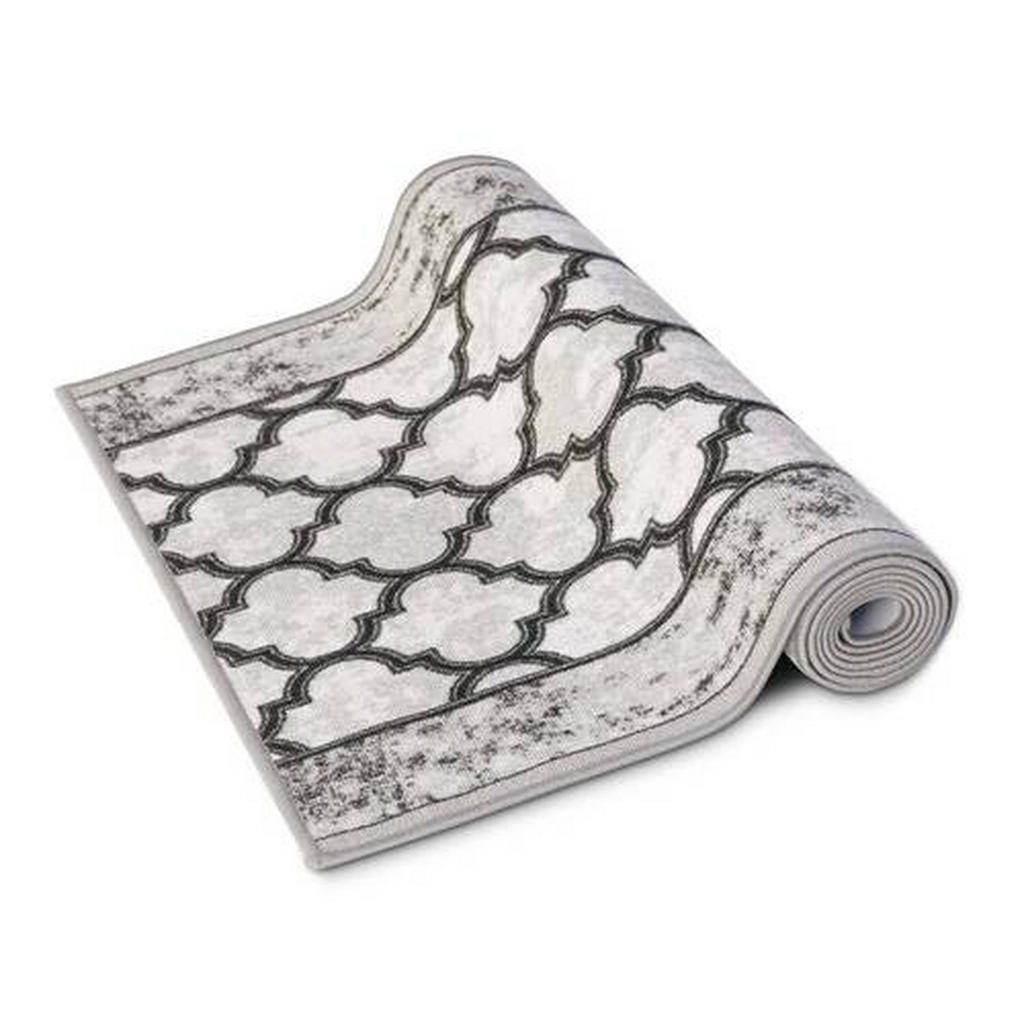 Thumbnail - Floordirekt Webteppich, Grau, Textil, Uni, rechteckig, 80x150 cm, pflegeleicht, Teppiche & Böden, Teppiche, Webteppiche