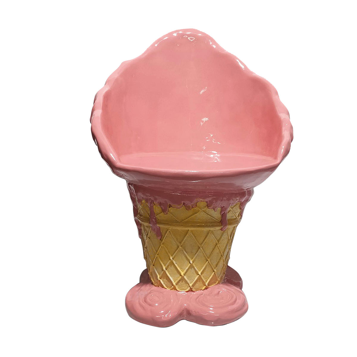 STOLICA  pink, bež  plastika      - pink/bež, Lifestyle, plastika (55/51/78cm) - Ambia Home