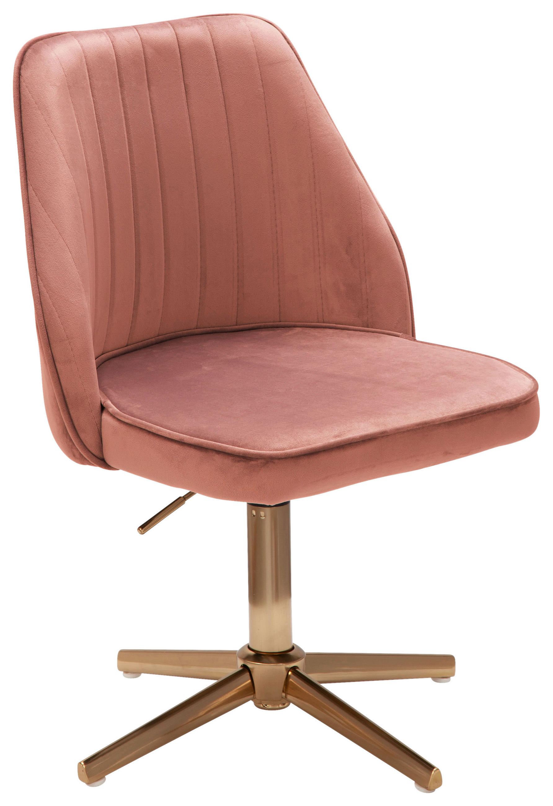 STUHL - Goldfarben/Rosa, KONVENTIONELL (60/100/60cm) - MID.YOU