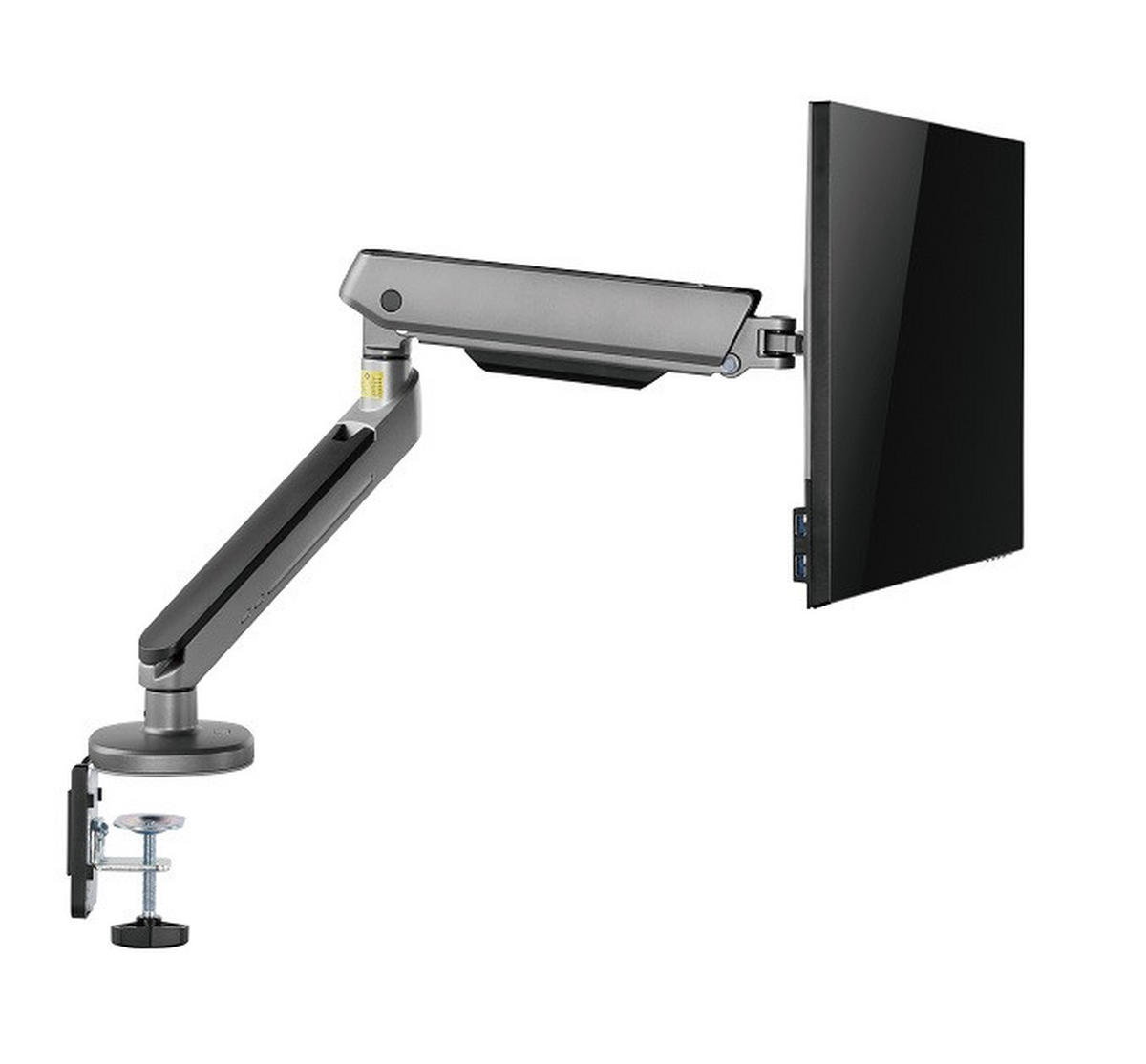 MONITOR-HALTERUNG Metall, Kunststoff Dunkelgrau  - Dunkelgrau, Design, Kunststoff/Metall (11,7/62,2/57,5cm) - Boxxx