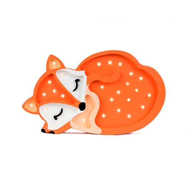 KINDERWANDLEUCHTE Animals 34/5.5/20 cm   - Dunkelorange, Natur, Holz (34/5.5/20cm)