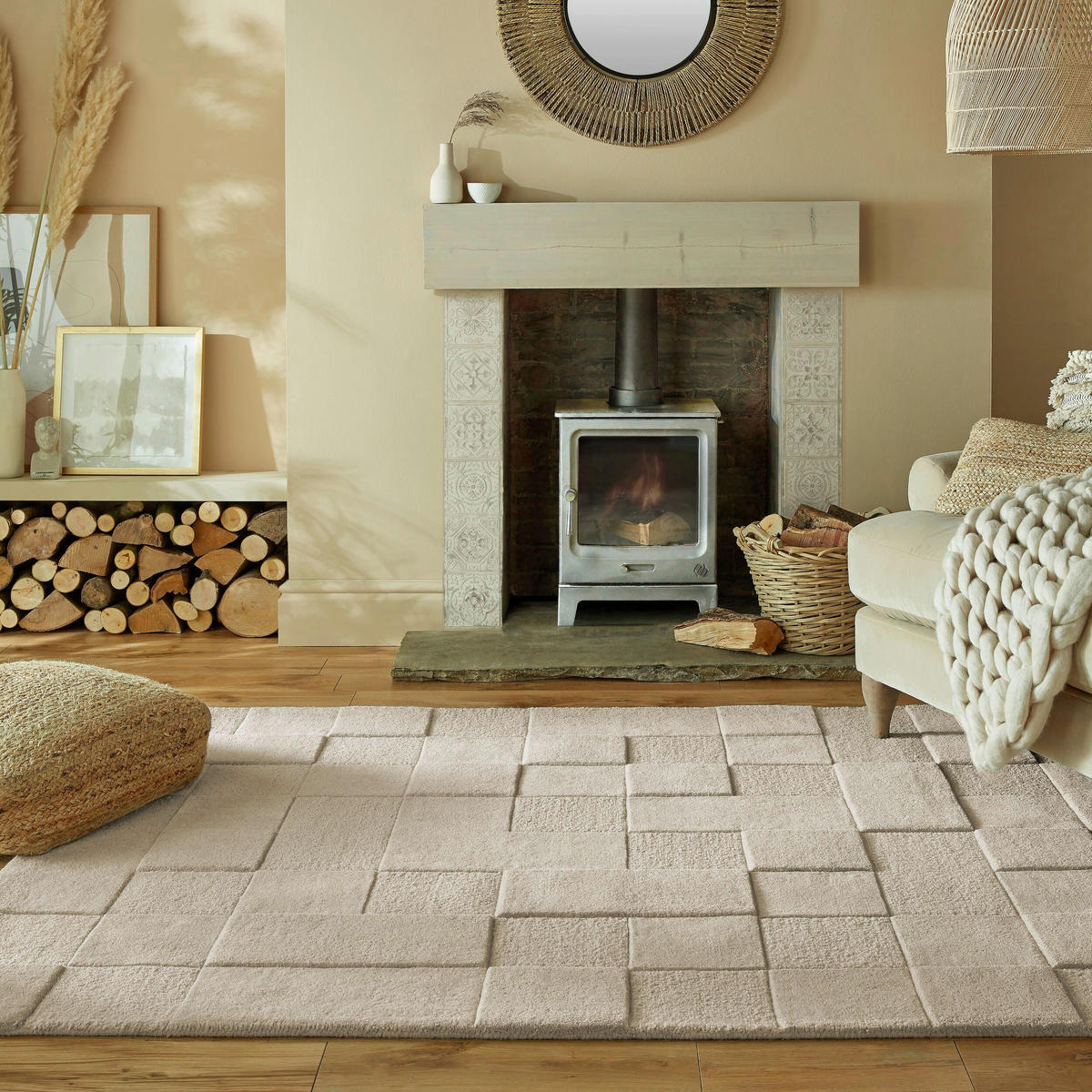 WOLLTEPPICH 120/170 cm Moderno Beige  - Beige, Basics, Textil (120/170cm) - Xora
