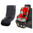 KINDERSITZUNTERLAGE Luxus - Schwarz, Basics, Kunststoff/Textil (26/11/26cm) - My Baby Lou