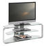 TV-ELEMENT 114/40/40 cm - Alufarben, Design, Glas/Metall (114/40/40cm) TV-ELEMENT 114/40/40 cm - Alufarben, Design, Glas/Metall (114/40/40cm)