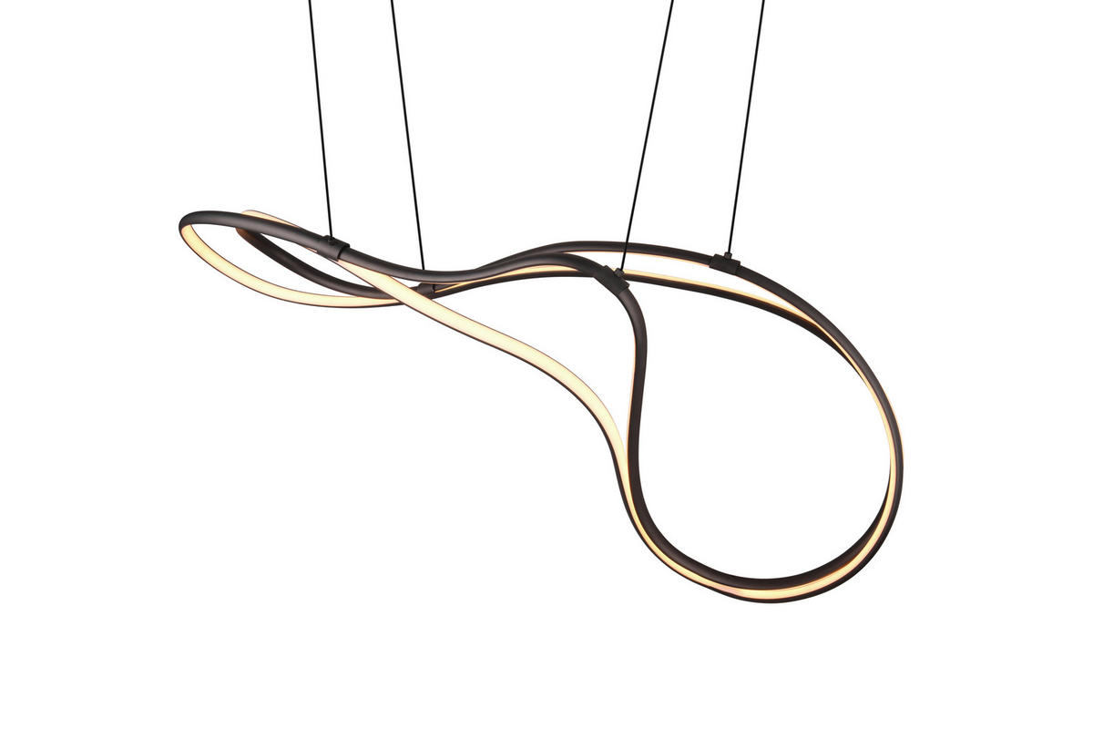 LED-HÄNGELEUCHTE 113/24/150 cm    - Schwarz, Design, Metall (113/24/150cm) - Trio Leuchten