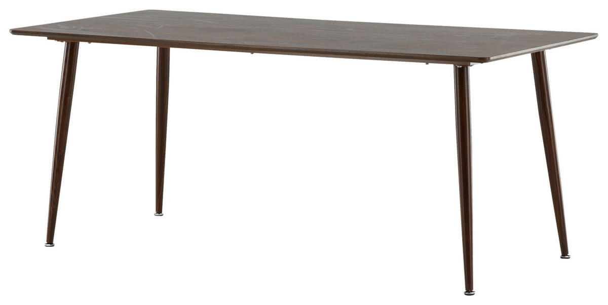 MATBORD i metall, trämaterial 180/90/75 cm   - brun, Design, metall/trämaterial (180/90/75cm) - Livetastic