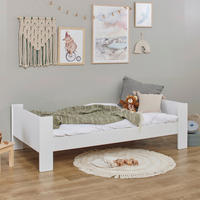 KINDER-/JUNIORBETT - Naturfarben/Weiß, MODERN, Holz/Holzwerkstoff (90/200cm) - MID.YOU