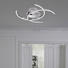 LED-DECKENLEUCHTE - Chromfarben/Weiß, Design, Glas/Metall (57/50/11cm) LED-DECKENLEUCHTE - Chromfarben/Weiß, Design, Glas/Metall (57/50/11cm)