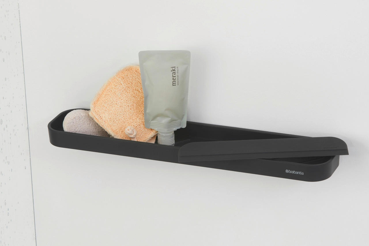DUSCHABLAGE - Grau, Basics, Kunststoff (42.1/7.3/9cm) - Brabantia