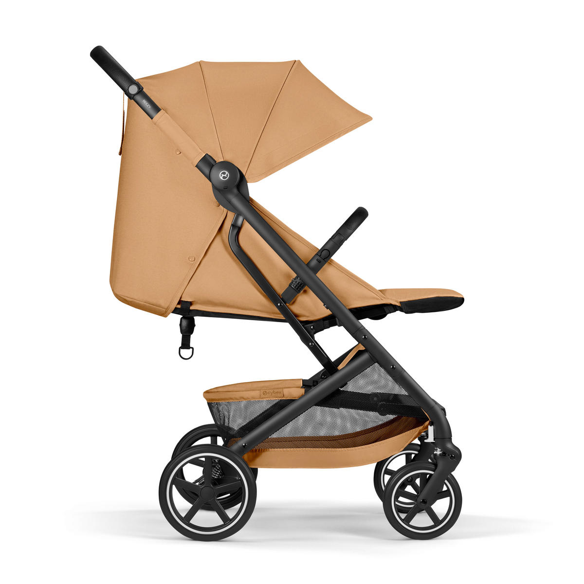 BUGGY BEEZY BLK  - Dunkelgelb/Schwarz, Basics, Kunststoff/Textil (82/45,5/107cm) - cybex GOLD