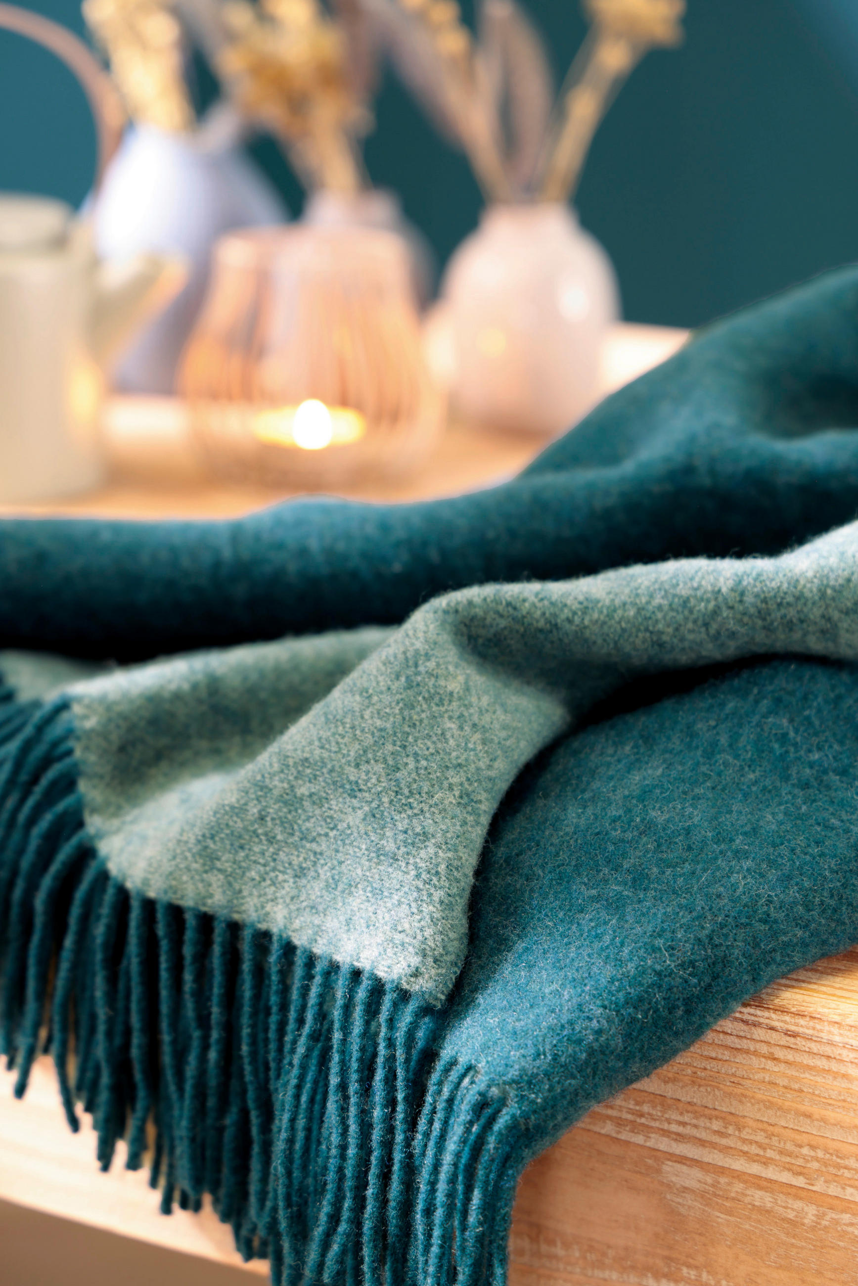 DEKA 130/170 cm  TEAL  - boje petroleja, Konvencionalno, tekstil (130/170cm)