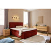 BOXSPRINGBETT 180/200 cm  in Terracotta  - Terracotta/Schwarz, Design, Kunststoff/Textil (180/200cm) - Xora
