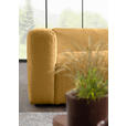 ECKSOFA  in Chenille Senfgelb  323/178 cm  - Senfgelb/Schwarz, MODERN, Kunststoff/Textil (323/178cm) - Carryhome