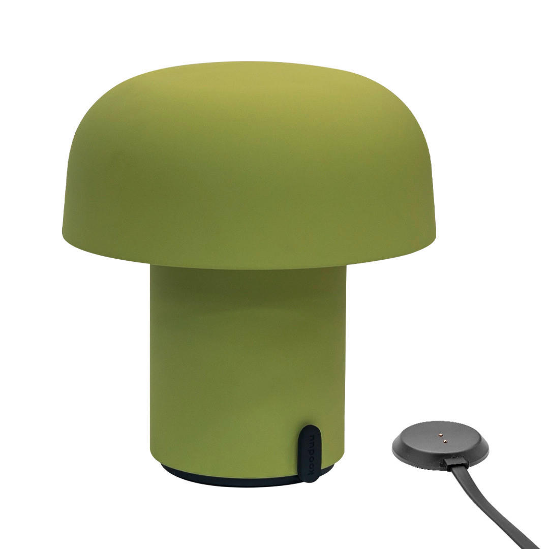 LED-TISCHLEUCHTE Sensa 19/20,5 cm   - Salbeigrün, MODERN, Metall (19/20,5cm)