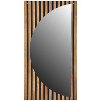 WANDSPIEGEL 53/100/7,3 cm  - Eichefarben/Schwarz, Design, Glas/Holzwerkstoff (53/100/7,3cm) - Carryhome