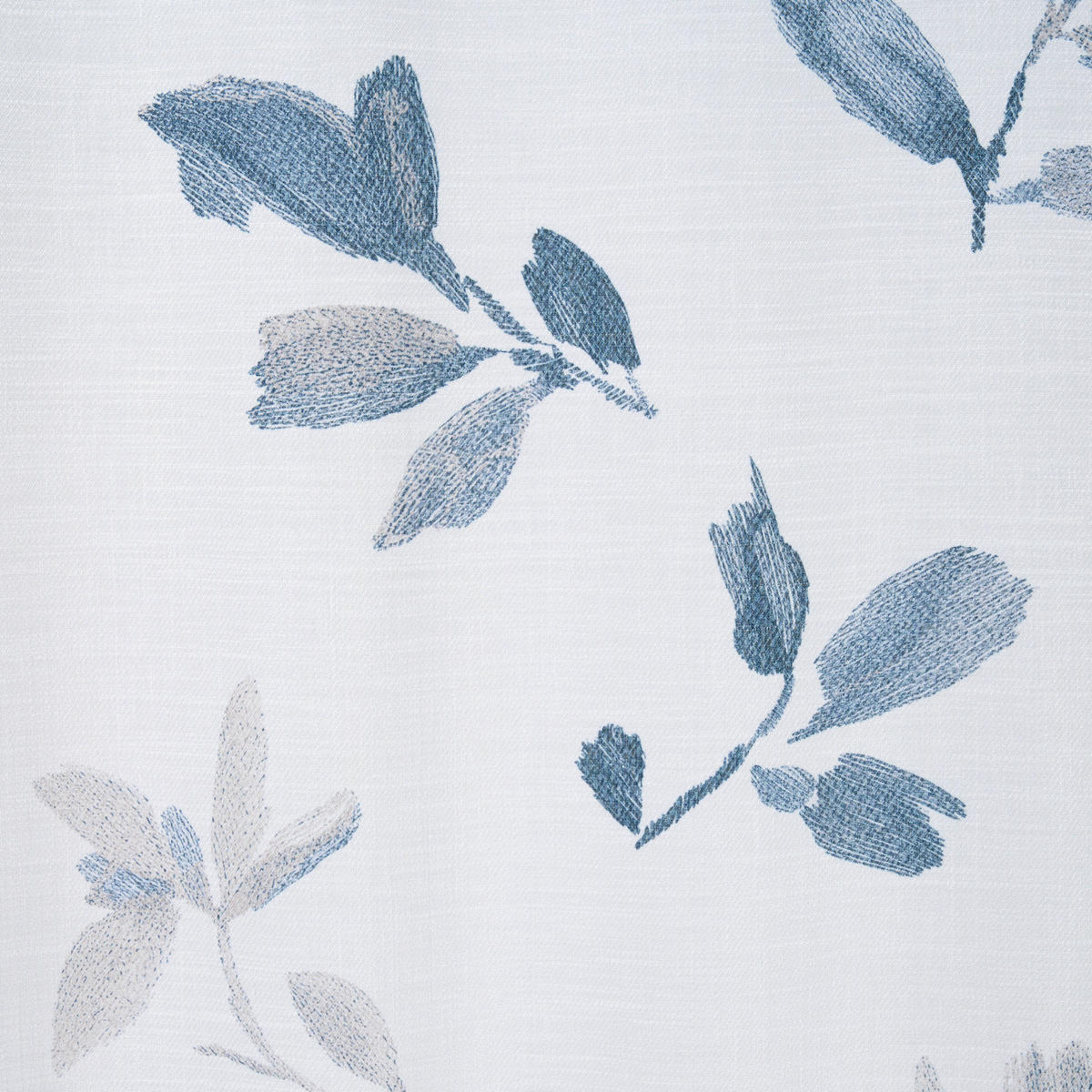 HOTOVÝ ZÁVĚS, poloprůhledné, 140/245 cm - šedá/tmavě modrá, Basics, textil (140/245cm) - Esposa