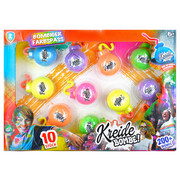 Kreidebombenset 10-teilig - Blau/Pink (7/5/5cm)