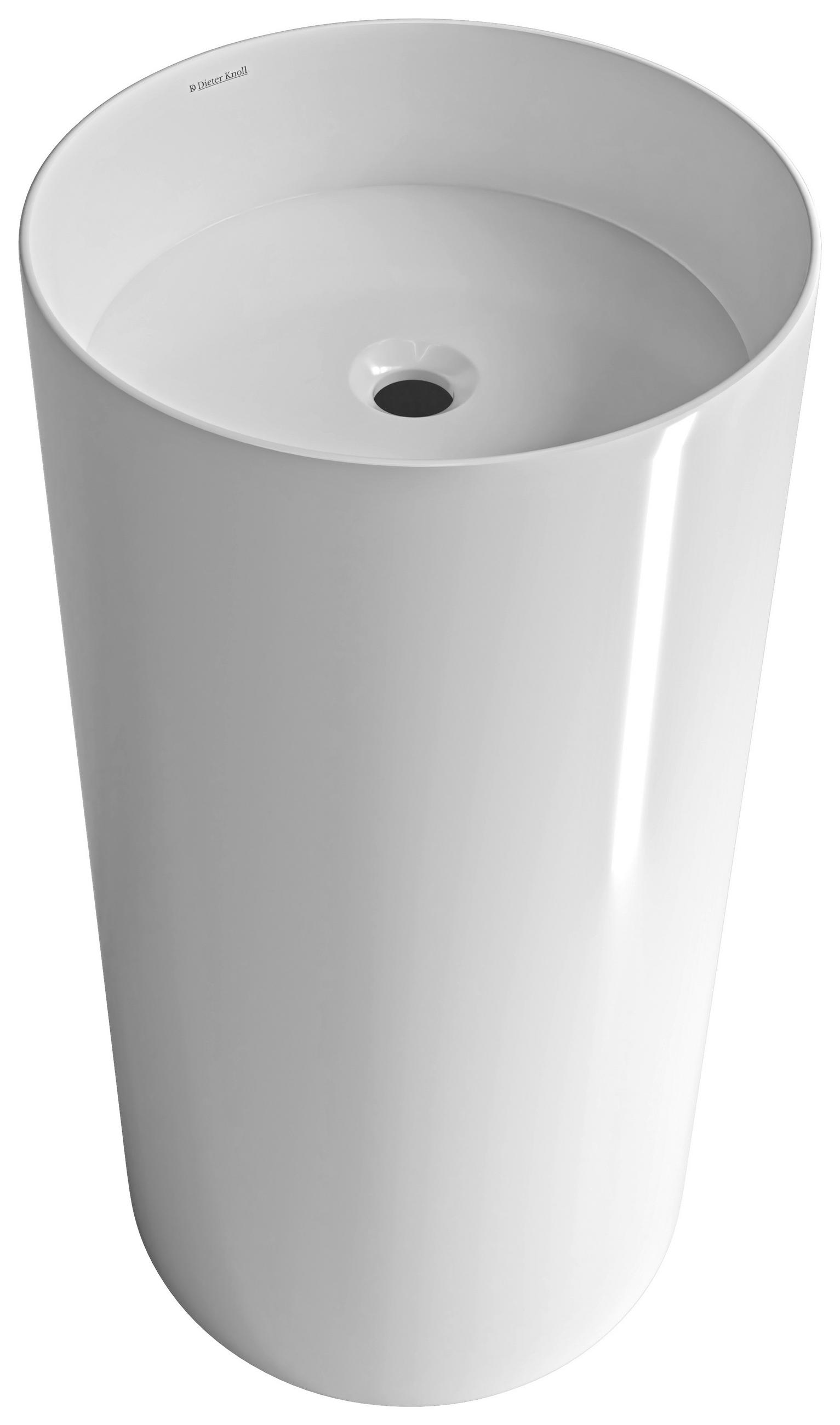 WASCHBECKEN 43,7/86,5/43,7 cm  - Weiß Hochglanz/Weiß, Basics, Stein (43,7/86,5/43,7cm) - Dieter Knoll