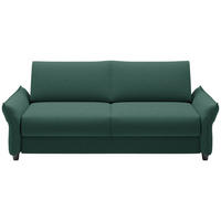 SCHLAFSOFA Webstoff Waldgrün ,[ ]}Stoffauswahl, Armteil links, Armteil rechts  - Waldgrün/Schwarz, Konventionell, Kunststoff/Textil (198/82/106cm) - Ti'me