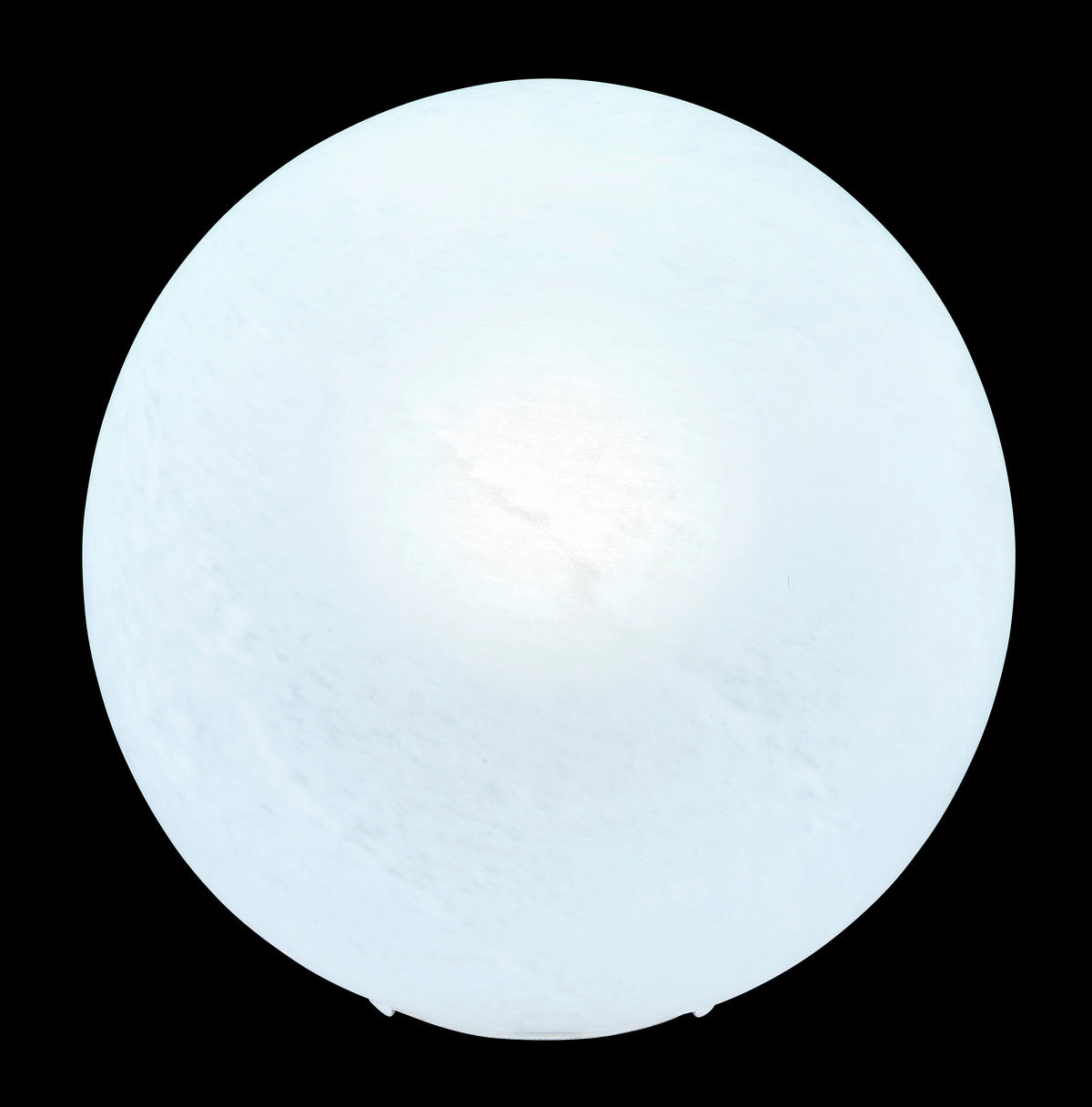 TISCHLEUCHTE 25/24,5 cm   - Weiß, Design, Glas/Metall (25/24,5cm) - Globo