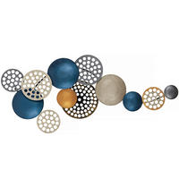 METALLBILD  - Multicolor, Basics, Metall (90/42cm)