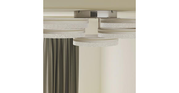 LED-DECKENLEUCHTE 100/56/22 cm   - Cappuccino, Design, Kunststoff/Metall (100/56/22cm) - Novel