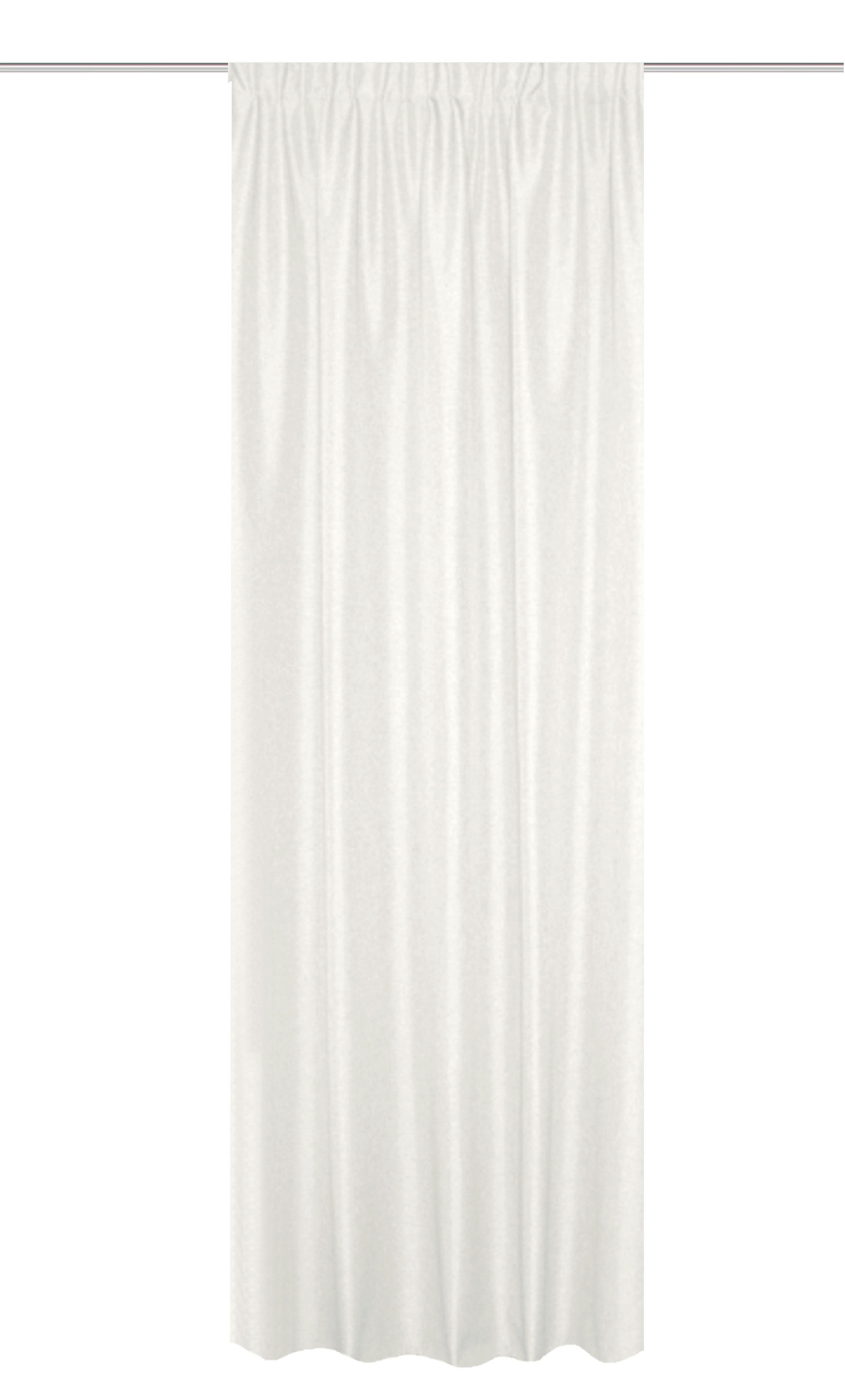 WÄRMESCHUTZVORHANG  blickdicht  135/245 cm   - Weiß, Basics, Textil (135/245cm) - Schmidt W. Gmbh