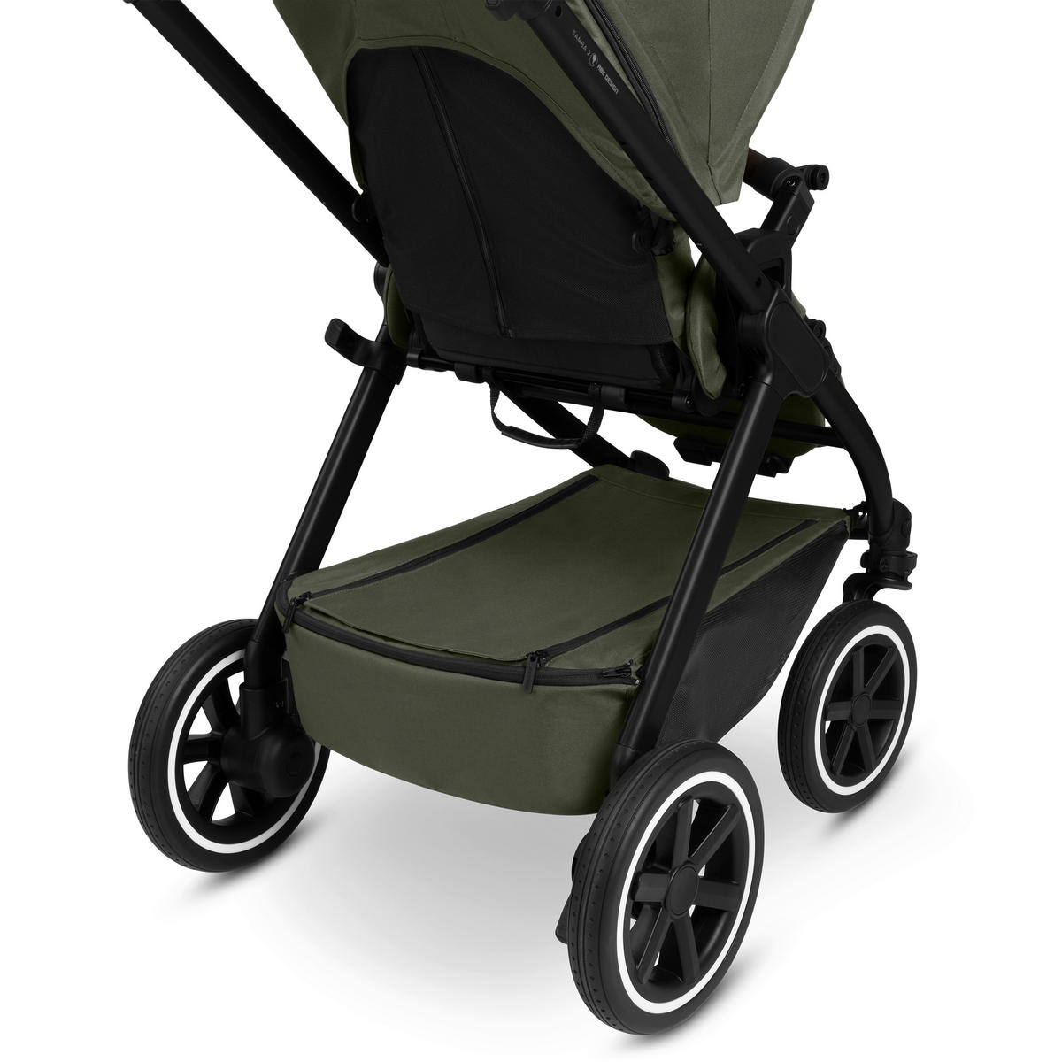 KINDERWAGEN  Samba 2  Avocado  - Schwarz/Olivgrün, Basics, Metall (60/108/88cm) - ABC Design