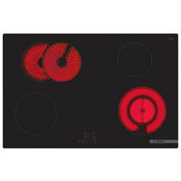 Glaskeramikkochfeld PKN811BA2E  - Schwarz, Basics (80,2/4,5/52,2cm) - Bosch