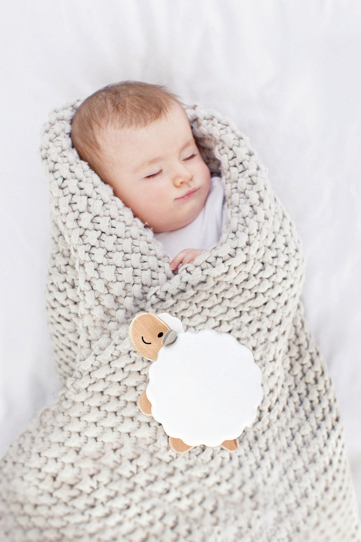 KINDER-NACHTLICHT Hape Baby Spielzeug 15,5/14/4 cm   - Weiß Hochglanz, Basics, Holz/Kunststoff (15,5/14/4cm) - Hape