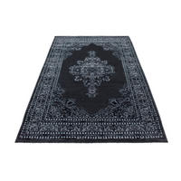 WEBTEPPICH 80/150 cm Marrakesh Grau, Schwarz  - Schwarz/Grau, KONVENTIONELL, Textil (80/150cm) - Novel