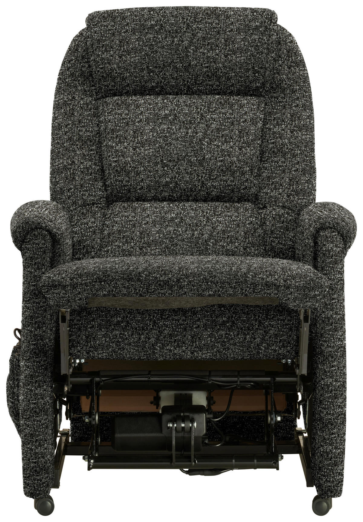 FERNSEHSESSEL in Flachgewebe Anthrazit  - Anthrazit/Schwarz, KONVENTIONELL, Kunststoff/Textil (69/105/82cm) - Himolla