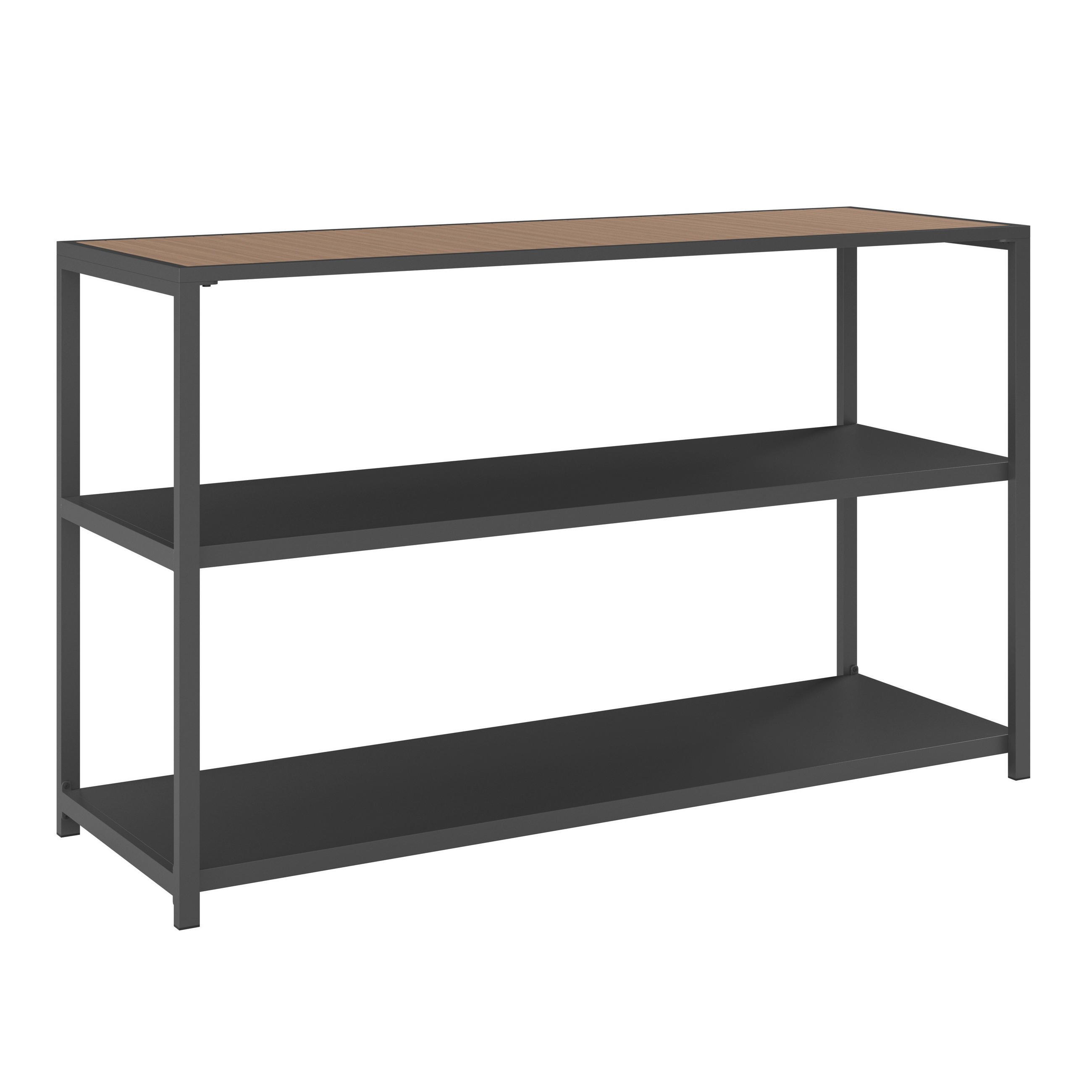 VENKOVNÍ KUCHYNĚ  - šedá/přírodní barvy, Moderní, kov/plast (150/90/50cm) - Ambia Garden
