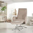 RELAXSESSELSET in Textil Beige - Chromfarben/Beige, Design, Textil/Metall (71/104/72cm) - Welnova RELAXSESSELSET in Textil Beige - Chromfarben/Beige, Design, Textil/Metall (71/104/72cm) - Welnova