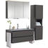 BADEZIMMER - Anthrazit/Grau, Design, Glas/Holzwerkstoff (100cm) BADEZIMMER - Anthrazit/Grau, Design, Glas/Holzwerkstoff (100cm)
