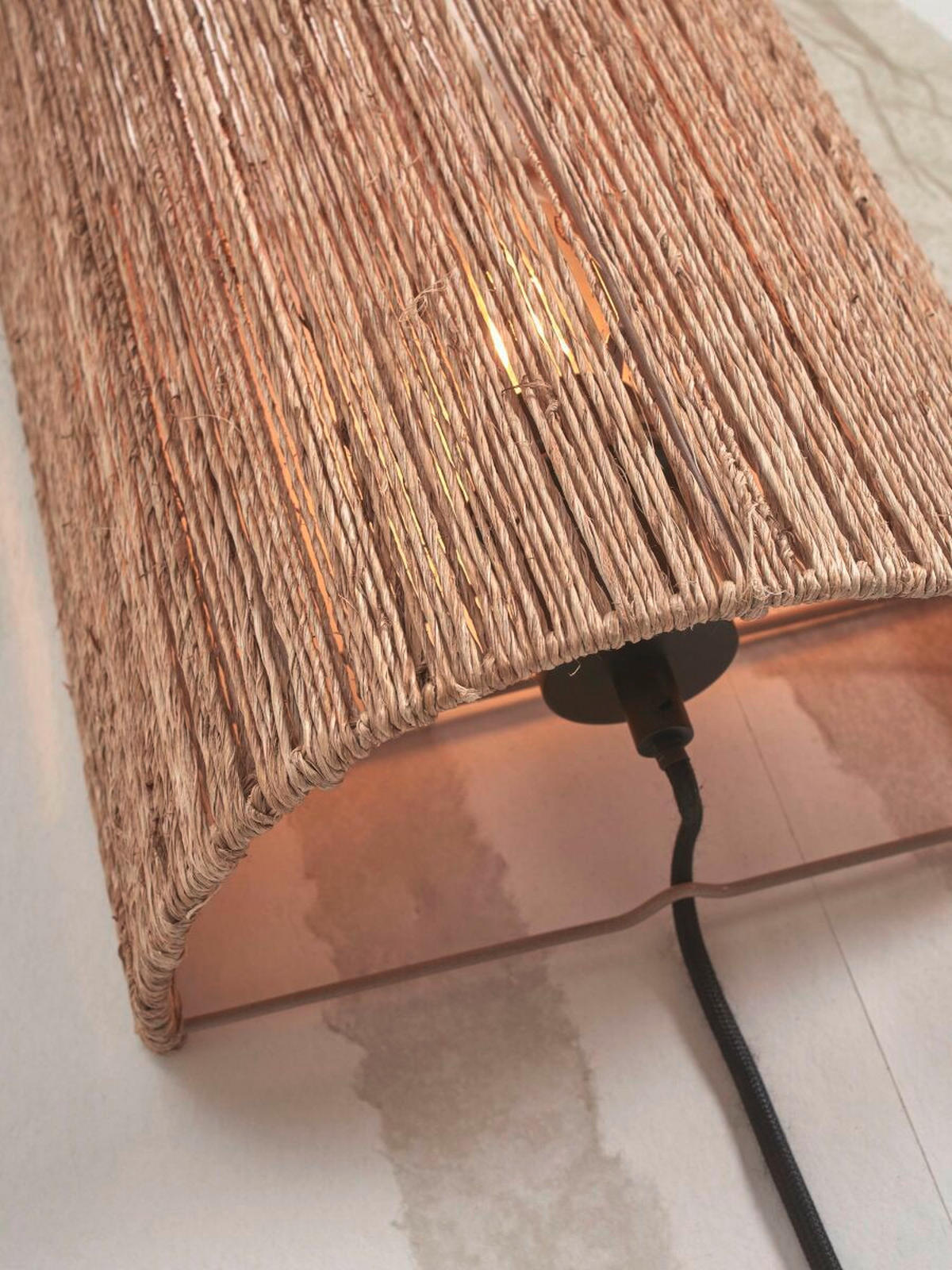 WANDLEUCHTE - Naturfarben, Trend (25/32/25cm) - Good & Mojo