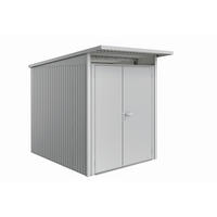 GERÄTEHAUS 180/218/260 cm  - Silberfarben, Design, Metall (180/218/260cm) - Biohort